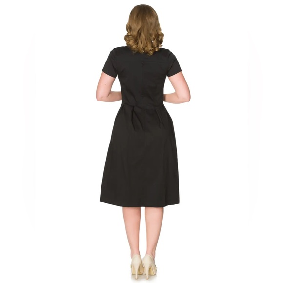 Embroidered Flowers Fit and Flare Noa Dress - Picture 3 of 6